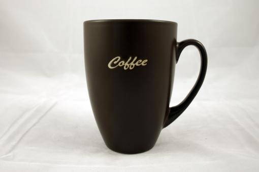 Dark Brown Ceramic Coffee Mug
