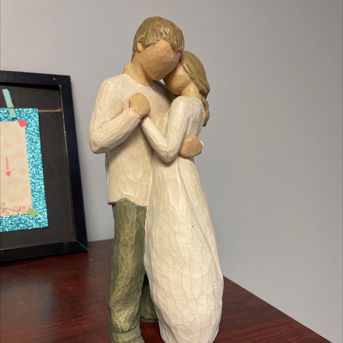 Willow Tree Romantic Couple Embracing Figurine by Susan Lordi – 'Promise' or 'Together'